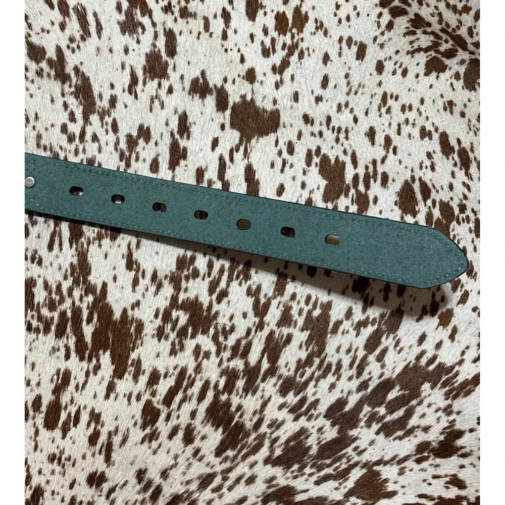 CatchFly Girls Teal and Brown Western Belt‎ Size XL New